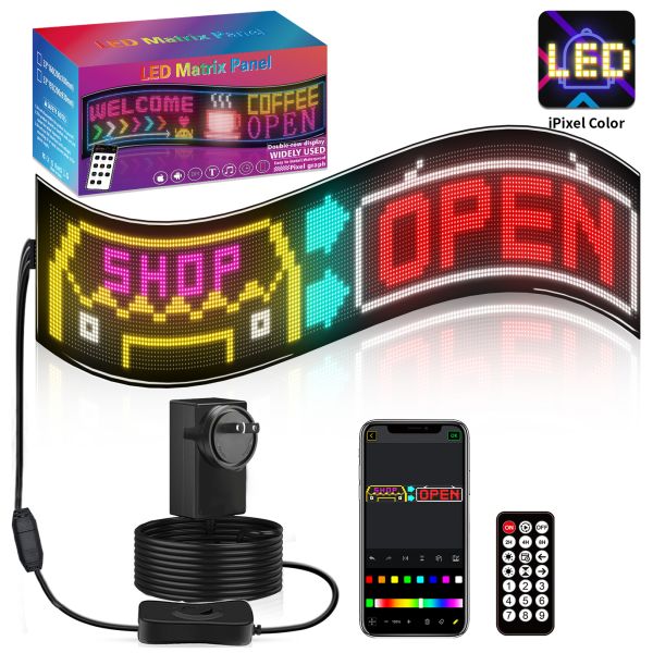 Convenient Remote Controlled IP65 Indoor Fixed LED Matrix Panel Screen with