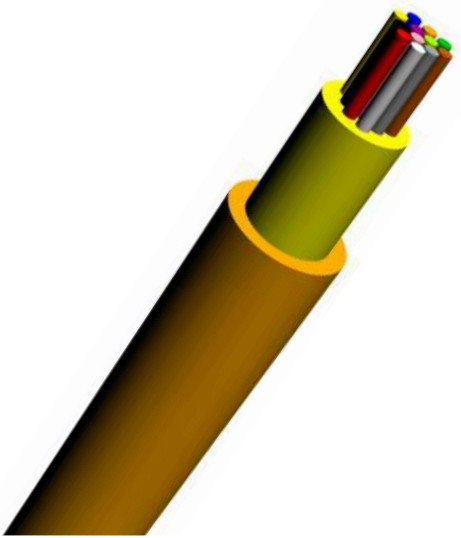 Buy MFC≤24f Micro Multi Indoor Optic Cable Φ250µM Colored Fiber Wrapped at wholesale prices