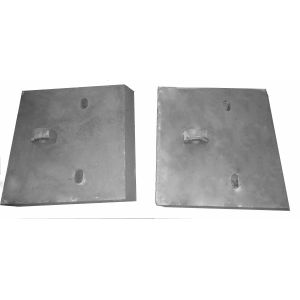 Cr18 White Iron Chute Liners Wear-resistant , Steel Mill Liners