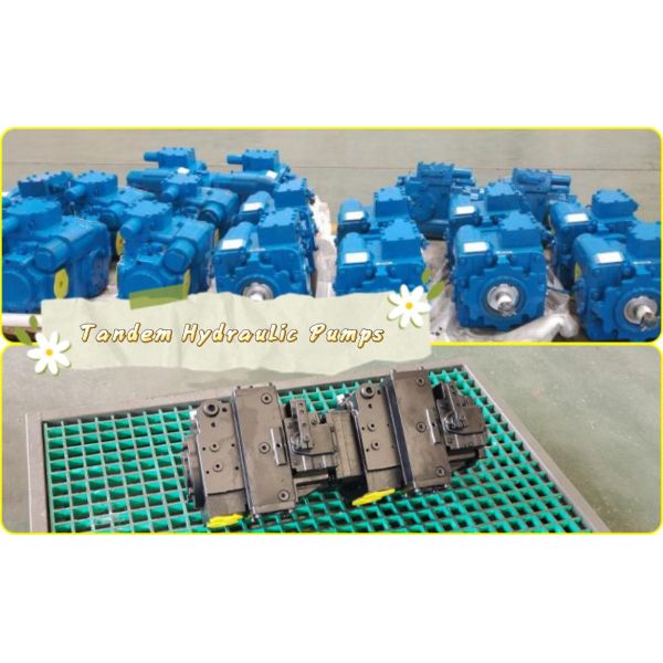 Harvesting Machinery Tandem Hydrostatic Pump Hydraulic System Components