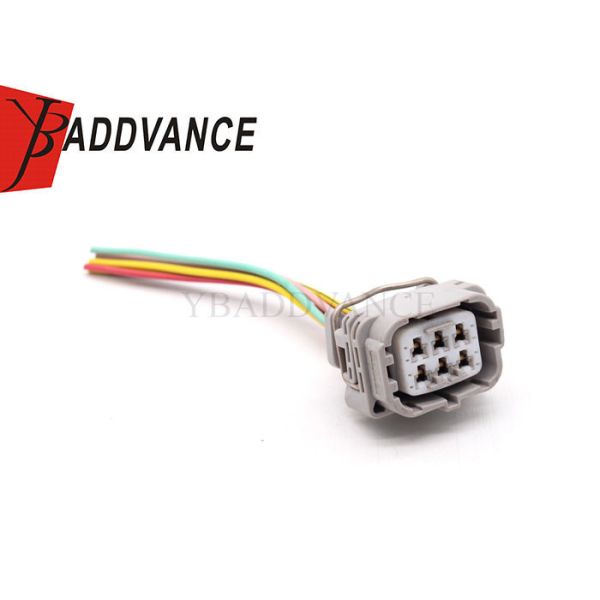 Waterproof Automotive Female 6 Pin Headlight Connector Wire Harness For Toyota Corolla