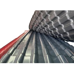 ASA Synthetic Resin Roof Tile 1050mm Width Custom Length Windproof