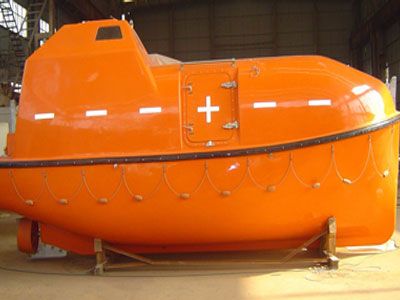 Buy Marine totally enclosed fiberglass lifeboat for sale at wholesale prices