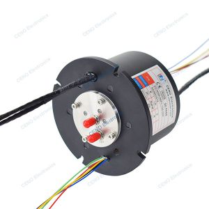 Integrate RS422 Signal & RF Slip Ring with Radio Frequency Rotary Joint For