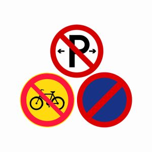 Square Road Safety Pedestrian Crossing Symbol Reflective Traffic Signs