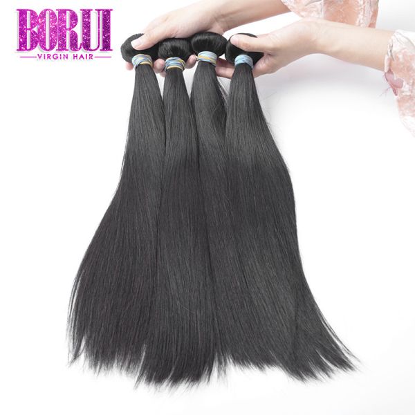 Buy Unprocessed Brazilian Virgin Human Hair Soft Silky Straight Optional Texture at wholesale prices