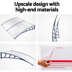 UV Resistance 80" Door Window Awning Canopy