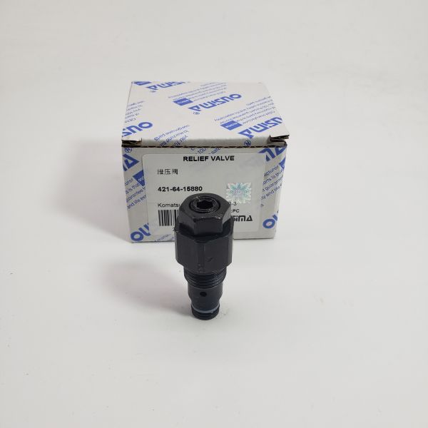 Excavator Pressure relief valve 421-64-15880 For KOMATSU WA380-3 WA470-3