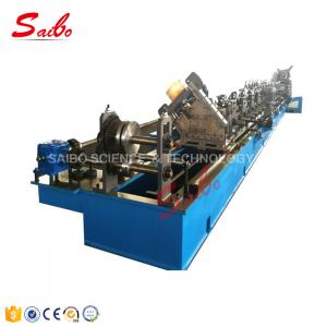China Whole Plate Welding Frame Top Hat Roll Forming Machine With Mitsubishi Touch screen on sale