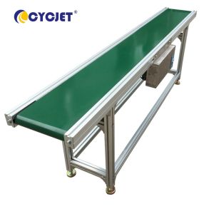 CYCJET Corner Conveyor Belt Mini Portable Stainless Steel Food Industry Conveyor