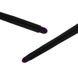 Sylinder Blending Face Brush Holder Purple Two Double Nylon Hair