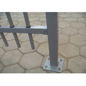 Galvanized Steel Railing Tubular Iron Railing Land Garden Fence Yard Fence
