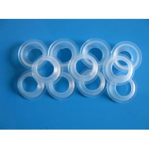 Clear Round Silicone Rubber Gasket , High Temp Small Rubber Washers