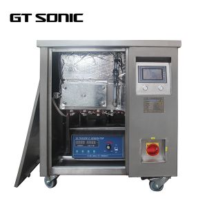PLC Digital Ultrasonic Cleaner , 77L Industrial Cleaning Equipment Stainless