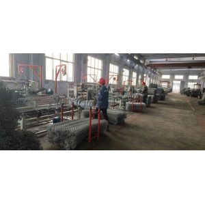 2m-4m width full automatic double wire feeding chain link fence making machine