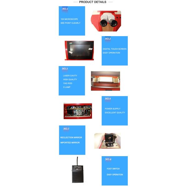 Portable Laser Welding Machine , 60 Watt Desktop Laser Welder For Jewelry