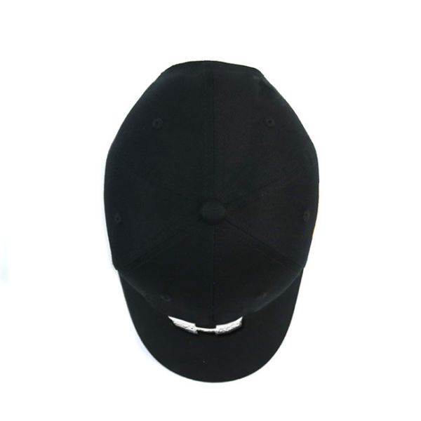 Embroidered Washing Baseball Caps With Plastic Back Closure Buckle