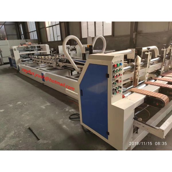 Buy PLC 1200*2400mm 120pcs/Min Used Folder Gluer Machine at wholesale prices