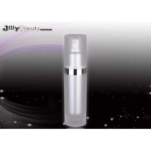 Quality Custom Silver Cover Lotion Airless Spray Bottle With Pump Head for sale
