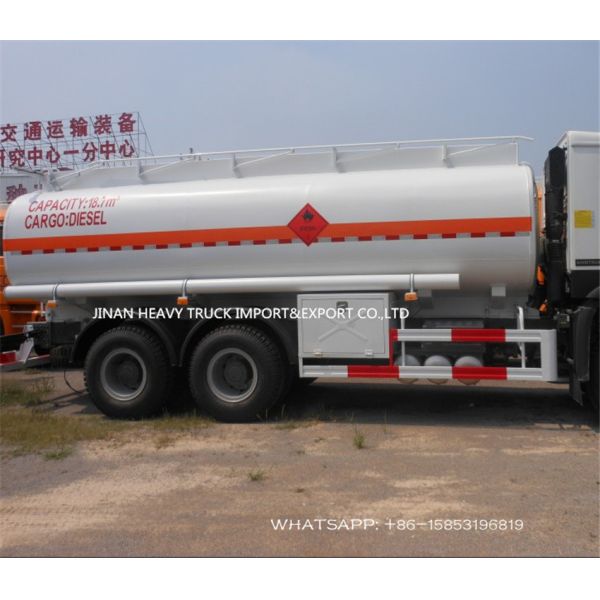 Sinotruk Howo Heavy Cargo Truck 20cbm Oil Tank Transport Truck For Philippines Market