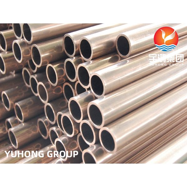 ASTM B111 C68700 Copper Round Tube Seamless Tube For Heat Exchanger Condencer