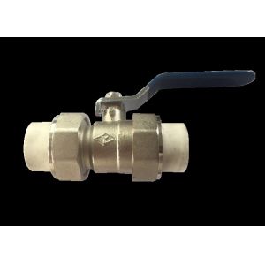 1" Male Thread PPR Double Union Ball Valve , Hot Melt Brass Ball Valve