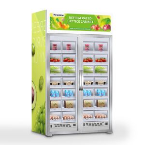 WeChat Payment Locker Vending Machines 300kg Gross Weight 2180mm Height