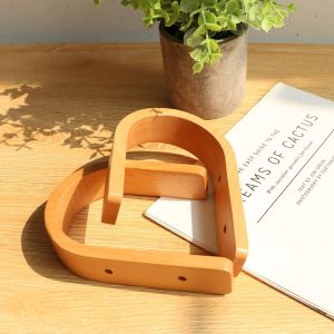 Custom Wooden U Shaped Curtain Hooks Eco-friendly Natural Wood