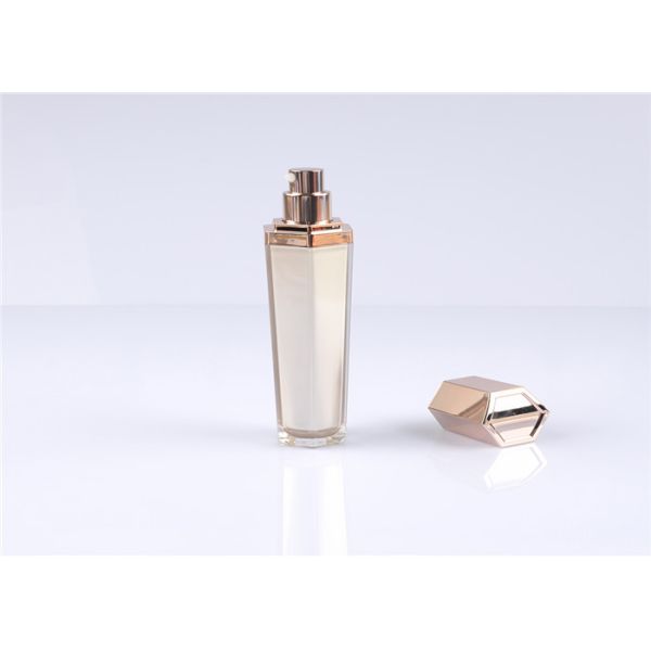 Acrylic Plastic Cosmetic Lotion Bottle For Face Or Body Luxury Plastic Lotion