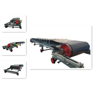 4kw Motor Driven Wheel 1200mm Reversible Belt Conveyor