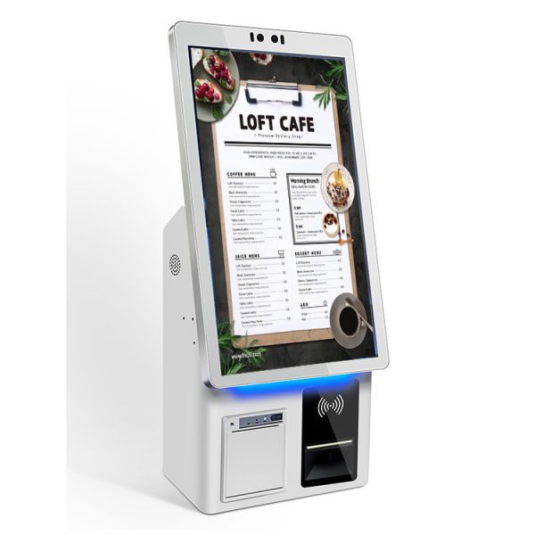 Buy Crtly 23'' Touch Screen Self Service Payment Kiosk For McDonald's/KFC/Restaurant at wholesale prices
