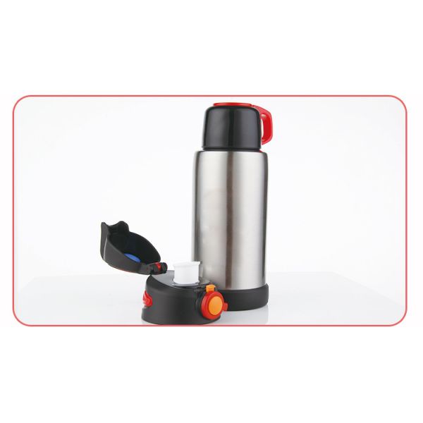 650ml 2019 new fashion Thermos Vacuum Insulated Compact sport Beverage Bottle black