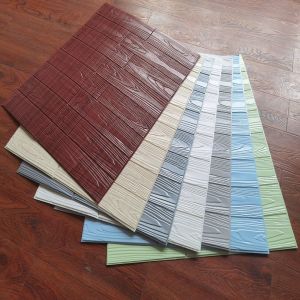 8mm Thickness Geometric Pattern Foam Wall Stickers for Sophisticated 3D Ceiling