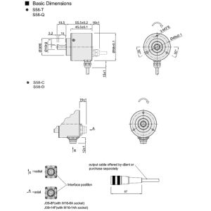 NPN Position Sensor Replacement Solid Shaft Encoder