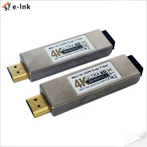 4K HDMI Fiber Optic Extender 300m Range Zero Latency HDCP 1.2