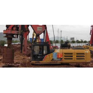 Sany SR285R 2017 Used Rotary Drilling Rig 5~24 Rpm 300KW