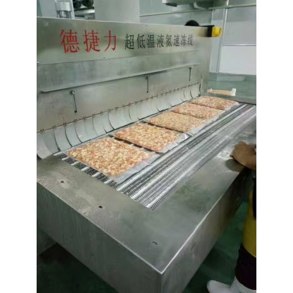 Industrial Freezer Quick Freezing Tunnel Fish Freezer Liquid Nitrogen Tunnel