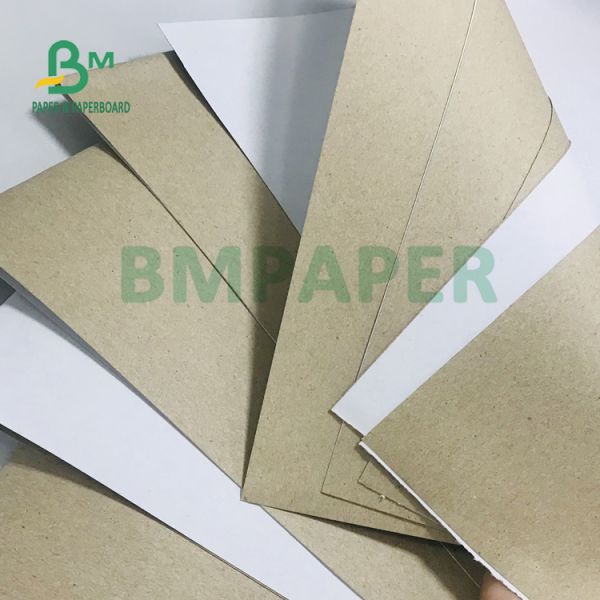 170gsm 250gsm White Kraft Liner Board For Take Away Boxes Tear Reisitance 170gsm 250gsm White Kraft Liner Board For Take Away Boxes Tear Reisitance