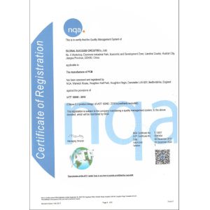 Global Success Circuits Co.,Ltd Certifications