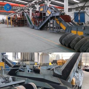 Waste Tire Crushing Recycling Line Tire Grinding Machine Rubber Powder
