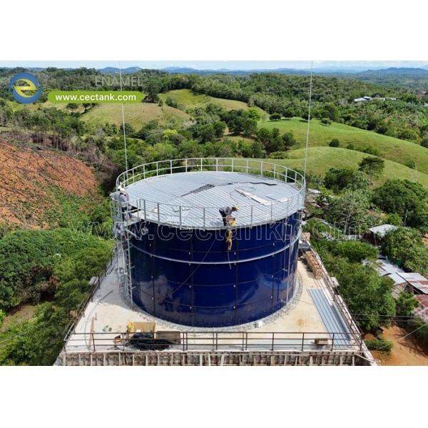 Buy Glass Lined Steel Industrial Liquid Storage Tanks with Aluminum Alloy Trough Deck Roof: The Ultimate Solution for Safe and Reliable Liquid Storage at wholesale prices