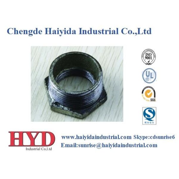 Buy bushing galvanized malleable iron pipe fitting cast iron UL factory at wholesale prices