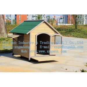 China Wooden dog house, wooden kennel, wooden kennel, a waterproof wooden dog house on sale