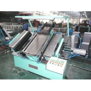 2 Rows 8mm Wave Fin Radiator Core Builder Machine