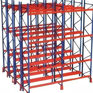 China Q235 Double Deep Pallet Racking System , Industrial Warehouse Racking Systems on sale