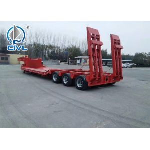 Four Double Air Chamber 4 Axles Semi Trailer Trucks