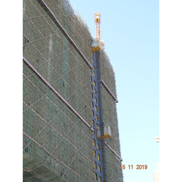 Centrifugal Brake Load 3000 Kg Construction Material Hoist