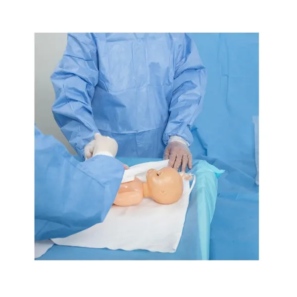 Buy Protective Non Woven Fabric Surgical Packs In Blue / Green / White at wholesale prices