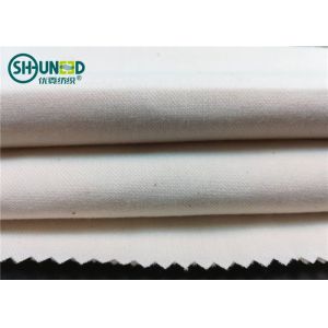 Polyster / Cotton Twill Woven Interlining 47" / 48" Width For Jeans