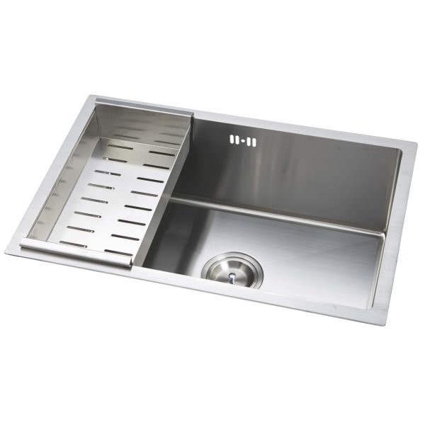 Buy Handmade House Single Bowl Kitchen Sink Stainless Steel Kitchen Sinks With Filter Basket at wholesale prices
